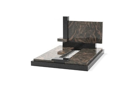 Горизонтальный семейный памятник