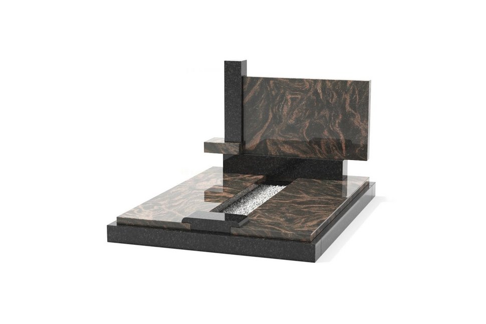 Горизонтальный семейный памятник