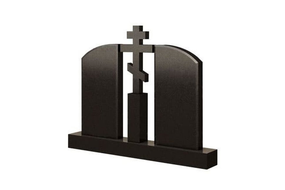 Семейный памятник на общей подставке