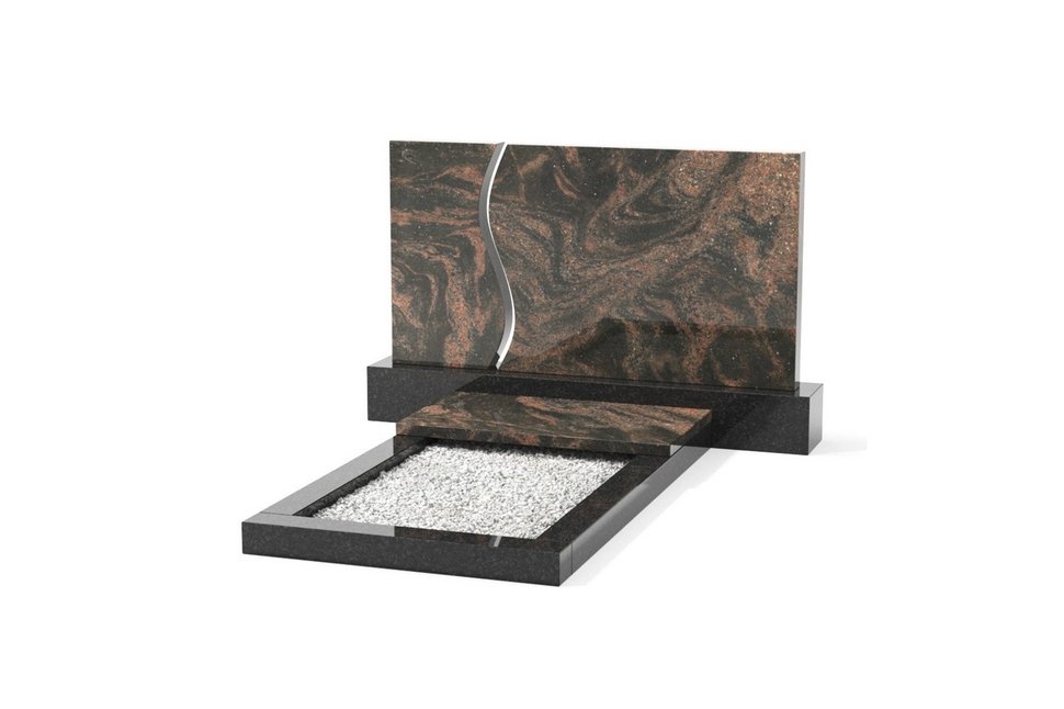 Горизонтальный памятник из двух стел