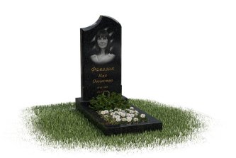 Классический памятник с лаконичной формой 