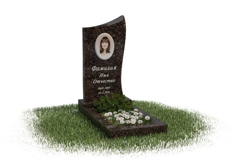 Классический памятник с элегантной формой 