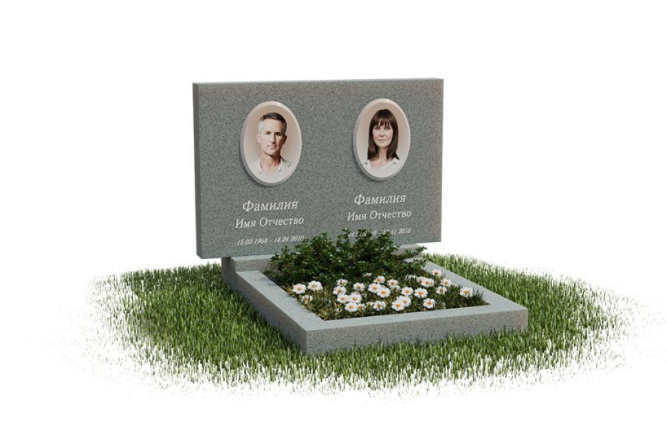 Классический горизонтальный памятник