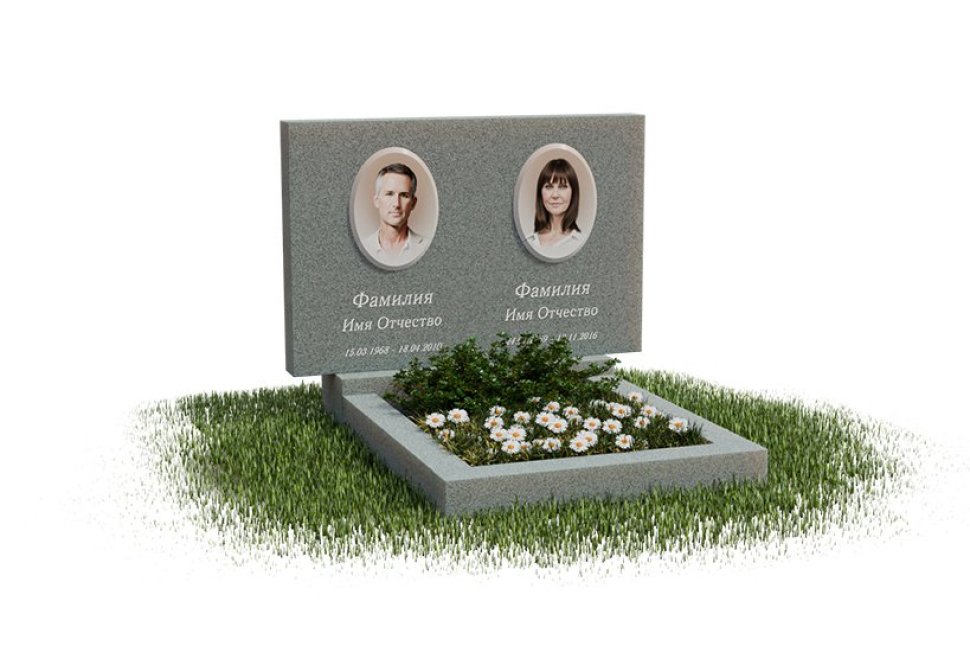 Классический горизонтальный памятник