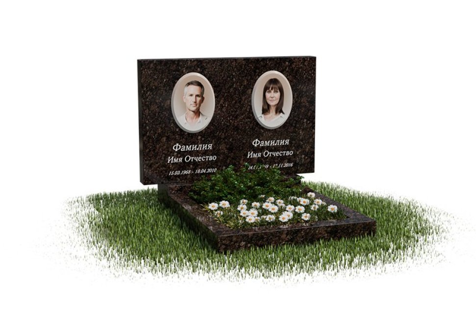 Классический горизонтальный памятник